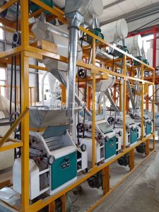 甘肃酒厂设备报价中心：全自动面粉机加工的过程中是流水线式的(图1)